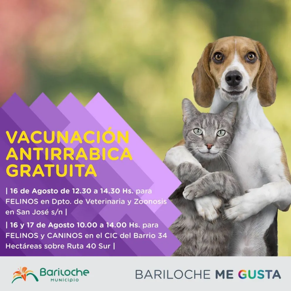Campaña de vacunación antirrábica gratuita