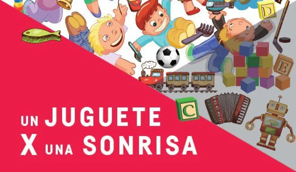 Un juguete por una sonrisa: colecta por el Día de las Infancias