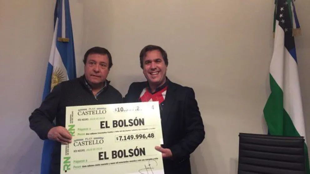 El Bolsón inaugura la primera obra del Plan Castello en la provincia