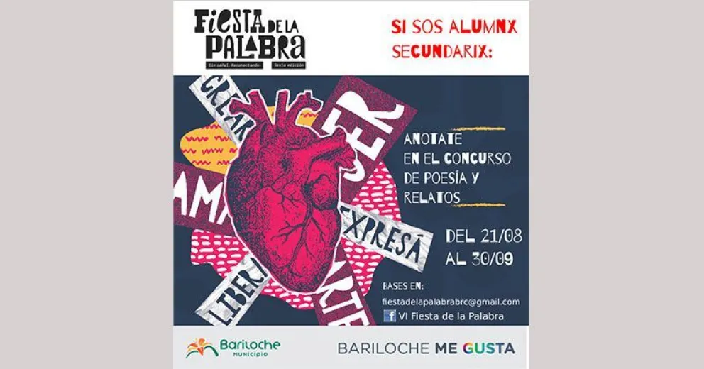 Fiesta de la Palabra 2018: se abrió el concurso literario para estudiantes secundarios