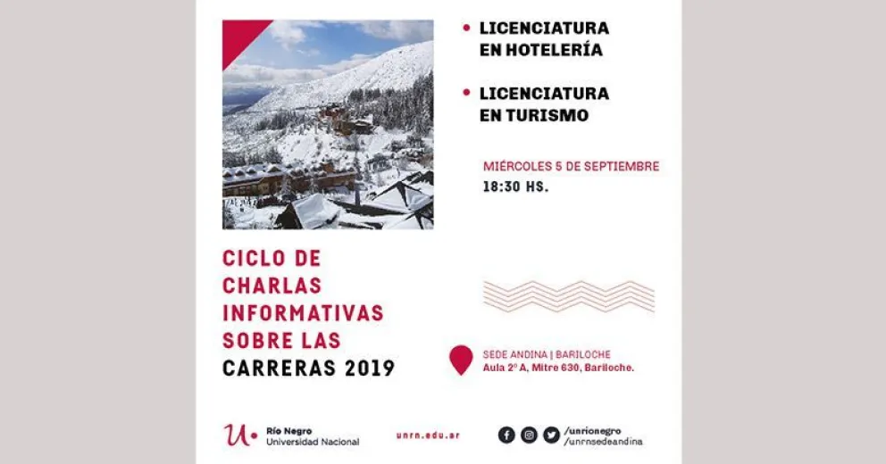 Primera charla informativa sobre carreras: Turismo y Hotelería