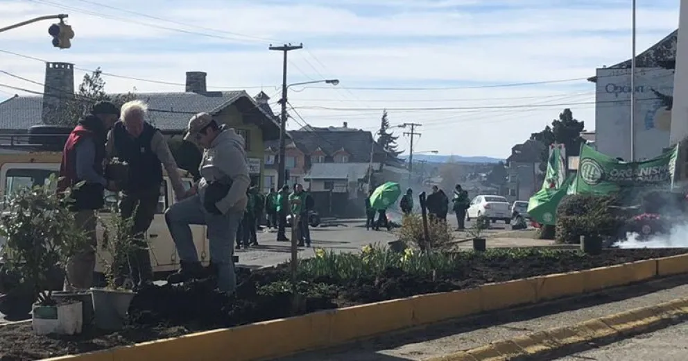 Jardinería y protesta