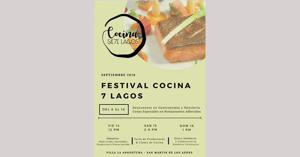 Se viene el Festival Cocina 7 Lagos
