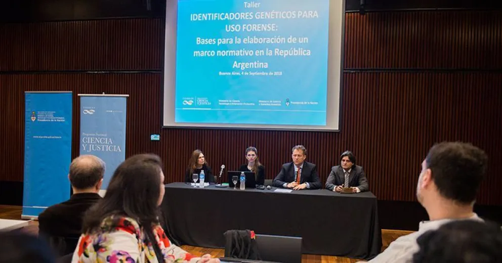 Se realizó una jornada de trabajo de identificadores genéticos para uso forense