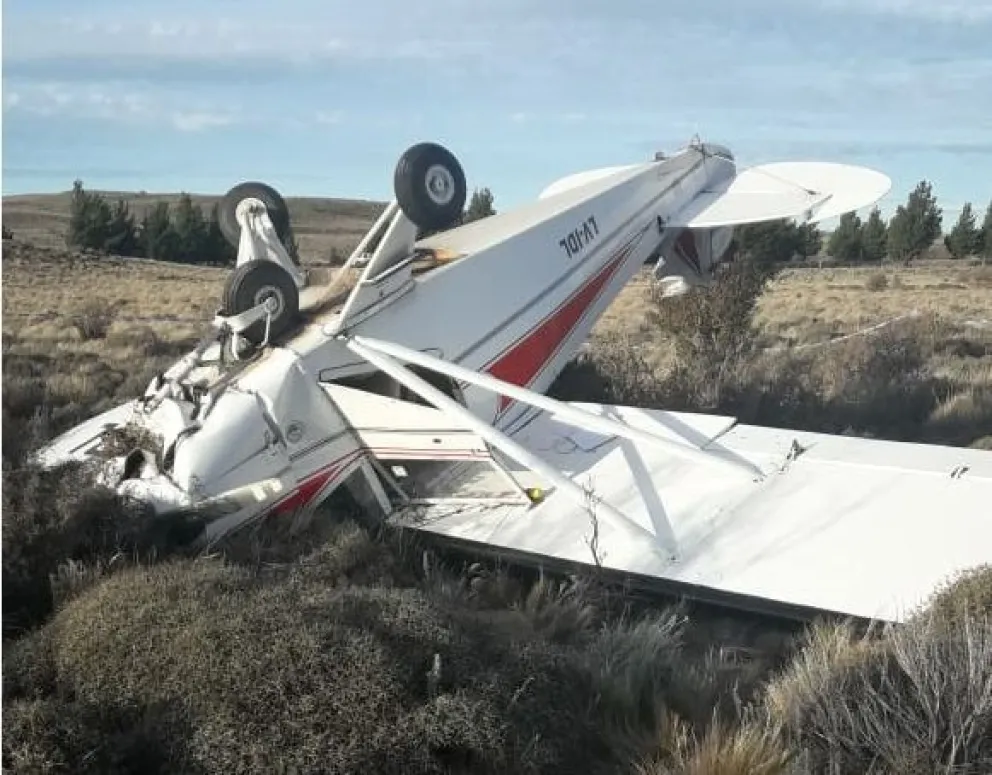 Se cayó una aeronave a diez kilómetros de Esquel