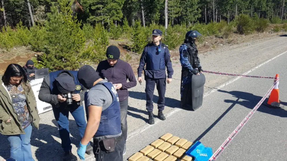 Secuestraron 35 kilógramos de marihuana en El Bolsón