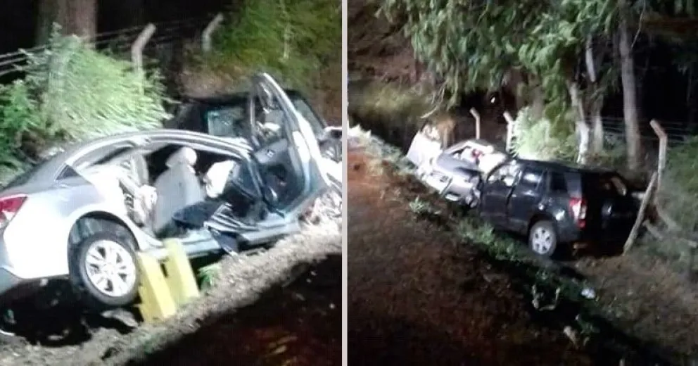 Aparatoso accidente en Bustillo: tuvieron que cortar el auto para rescatar al conductor