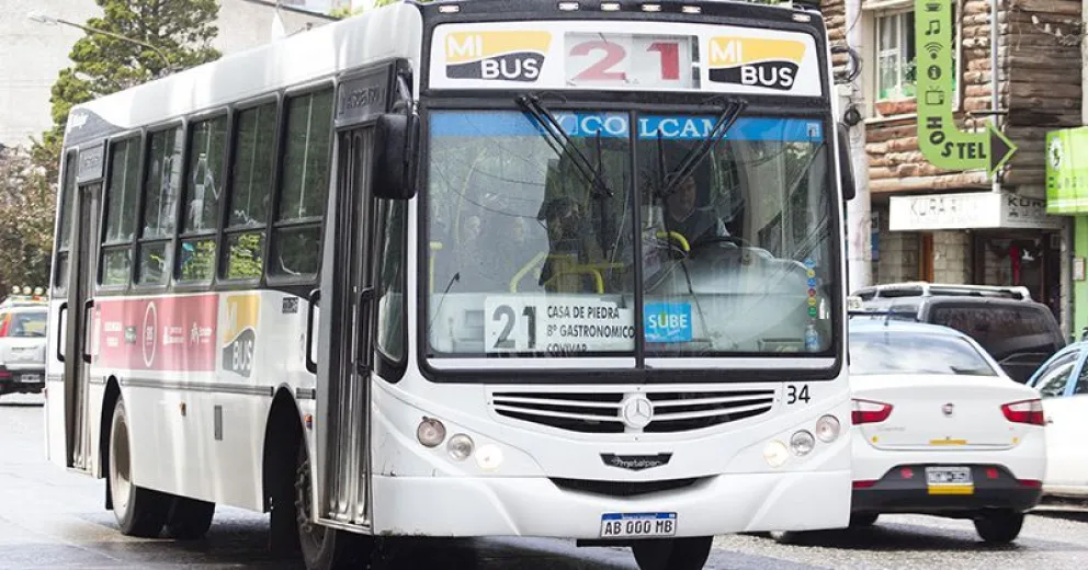El transporte urbano afectado por el paro