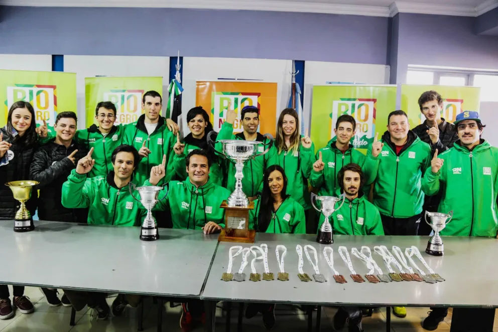 El equipo rionegrino de los Juegos de Invierno celebró en Bariloche