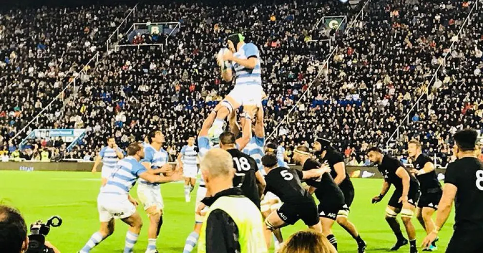 Juan Pablo Zeiss rindió bien en Los Pumas