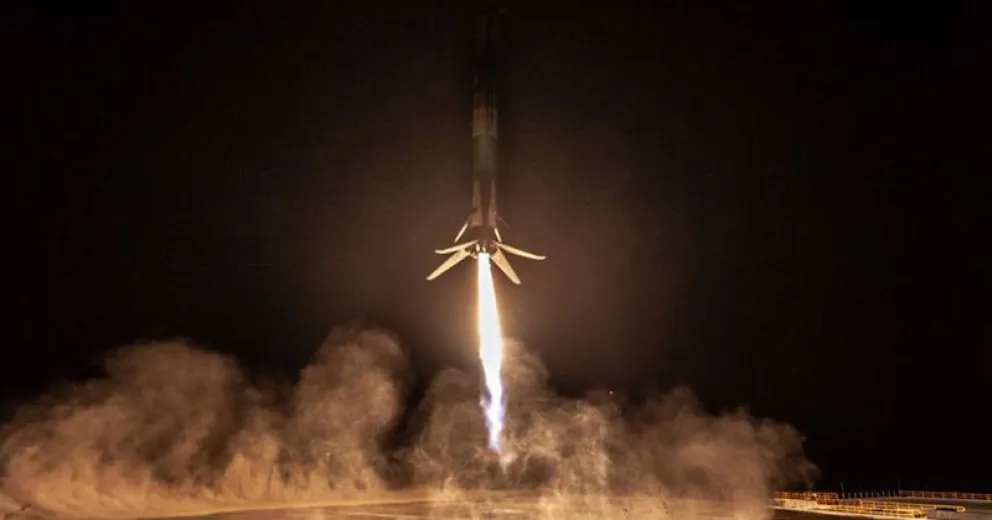 Actividad del satélite argentino SAOCOM en el espacio