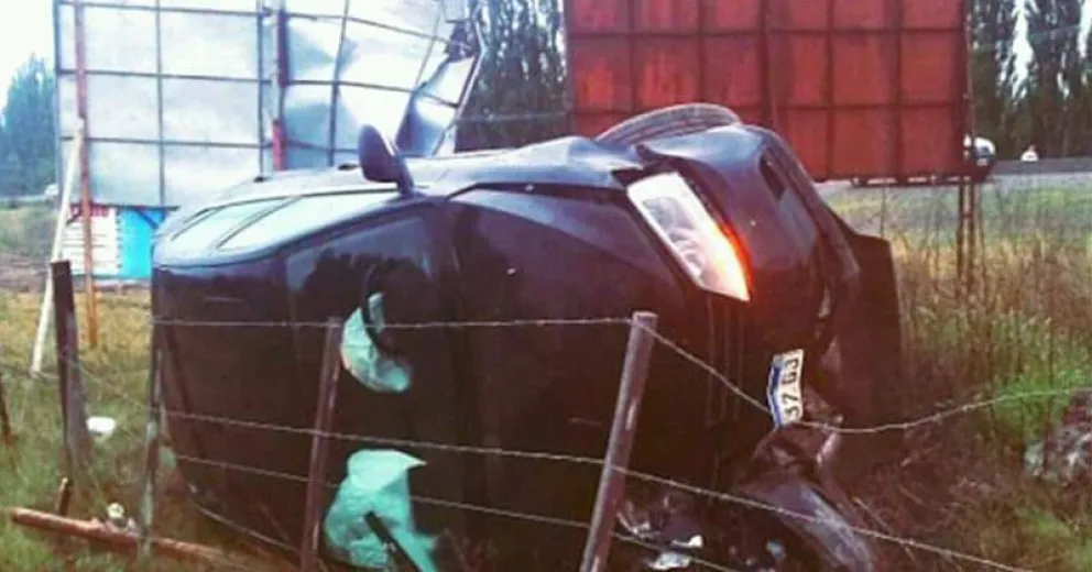 El titular del IPPV resultó herido al protagonizar espectacular accidente