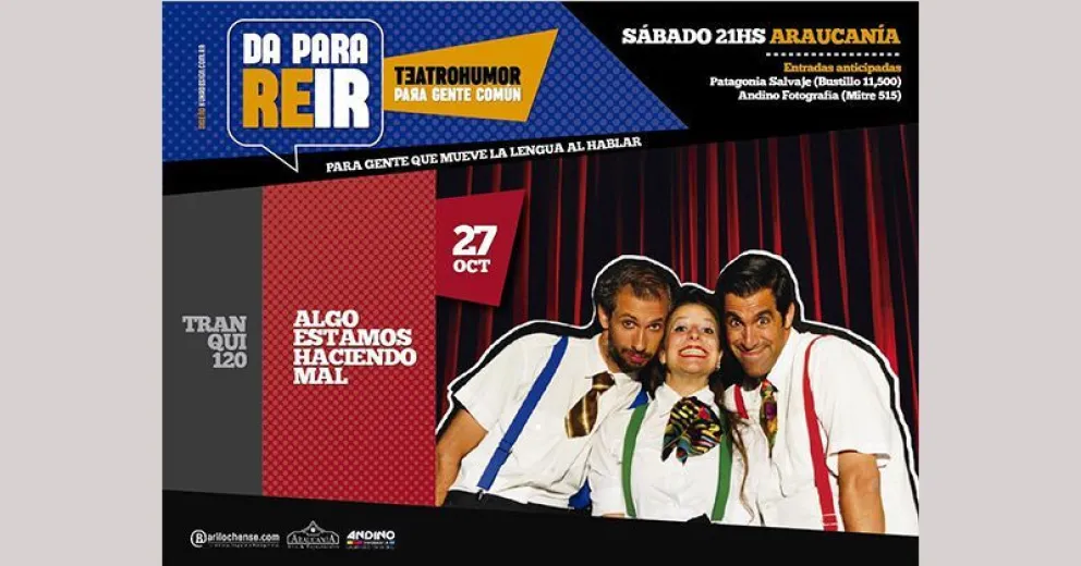 Tranqui 120 Humor se presenta en Estación Araucanía