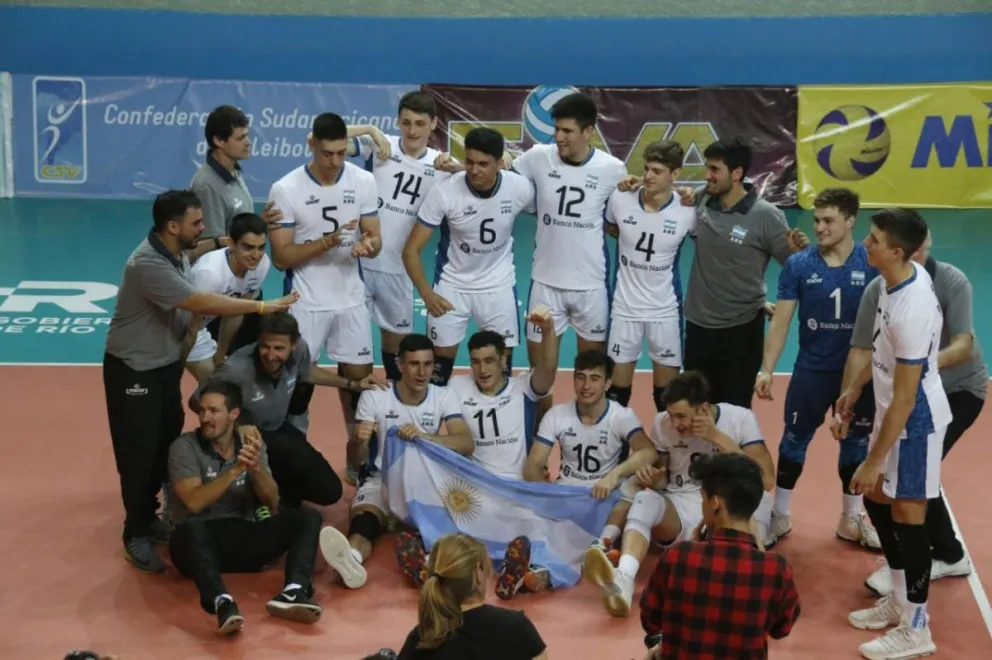 Argentina le ganó a Chile el pase a la final del Sudamericano de vóley