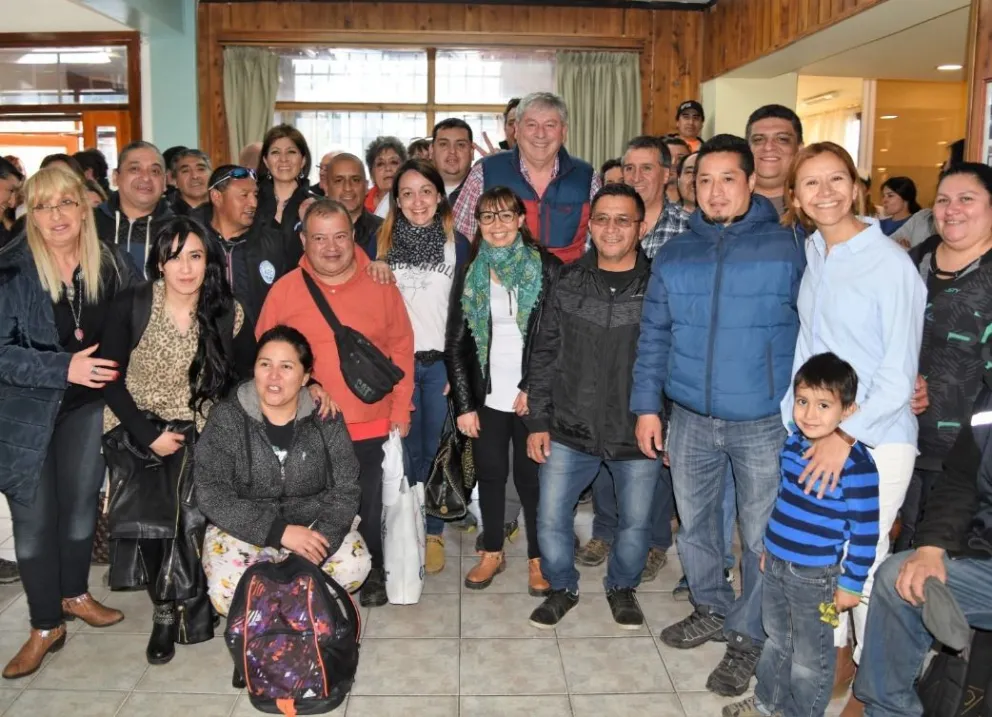 Empleados de Comercio dieron su apoyo a Walter Cortés