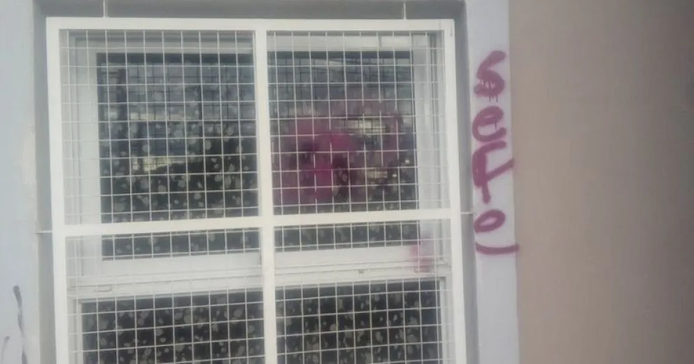 Pintadas en la escuela Nº 310