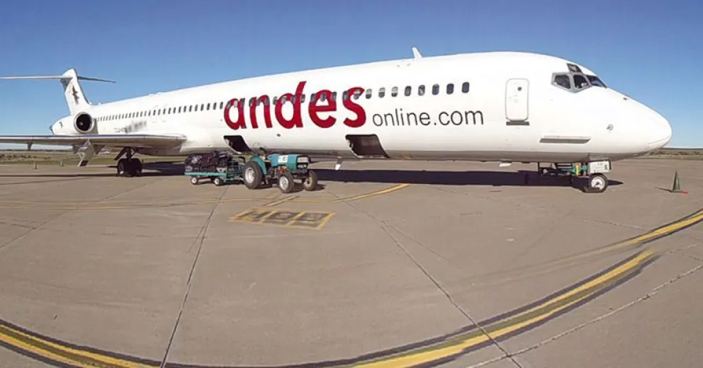 La aerolínea Andes se reducirá drásticamente