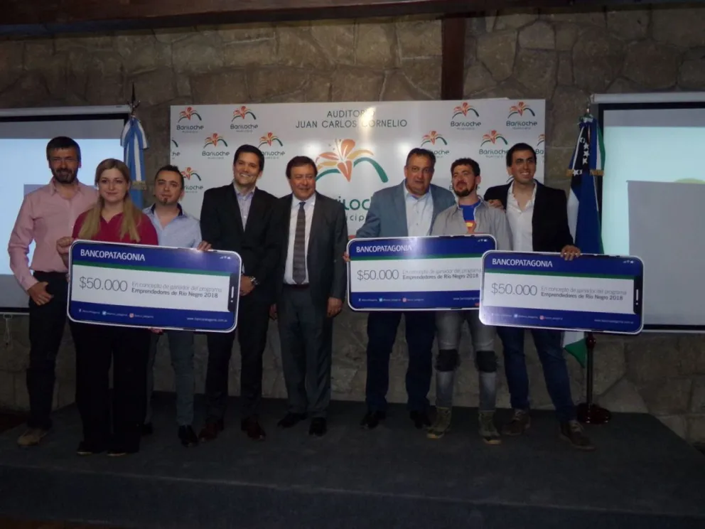 Se realizó la entrega de premios a los tres proyectos ganadores del Programa Emprendedores de Río Negro 2018