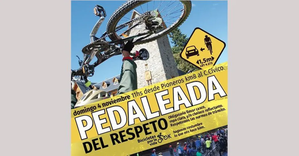 Bicicletas por la Vida convoca a una Pedaleada del Respeto