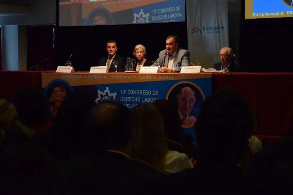 Gennuso participó de la apertura del 10° Congreso de Derecho Laboral y Relaciones del Trabajo