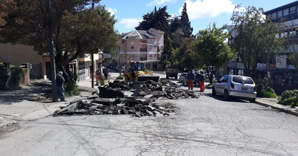 Comenzó la repavimentación en 20 de Febrero