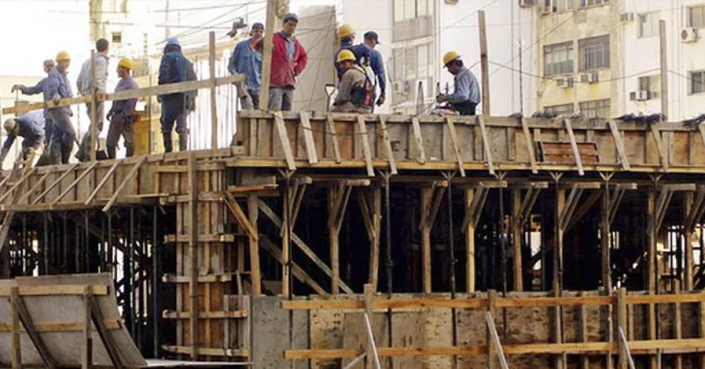 Baja en la cantidad de puestos de trabajo en la construcción