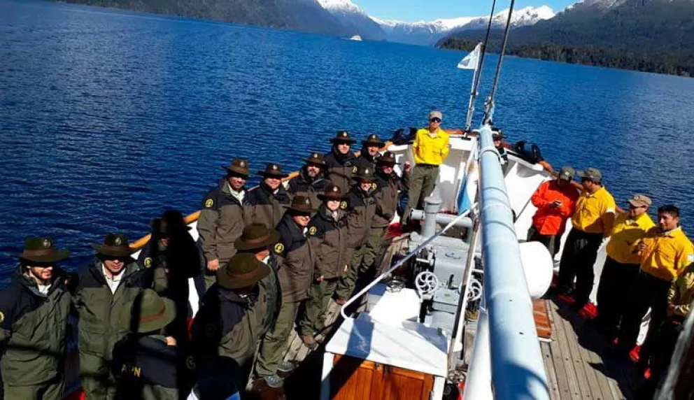Homenaje a Francisco Pascasio Moreno en la isla Centinela