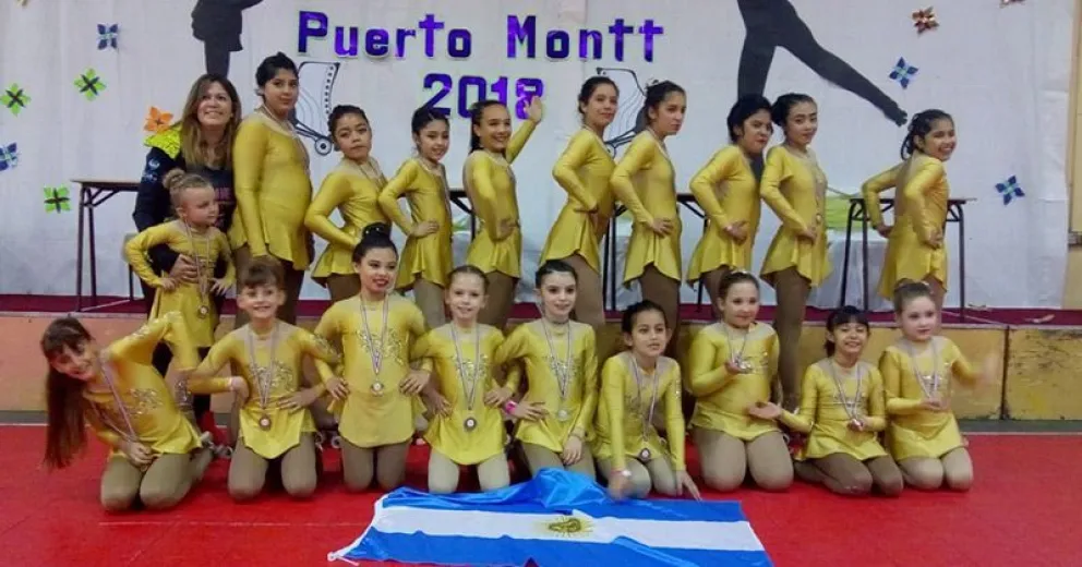 Gran actuación de la Escuela Municipal de Patín en Puerto Montt