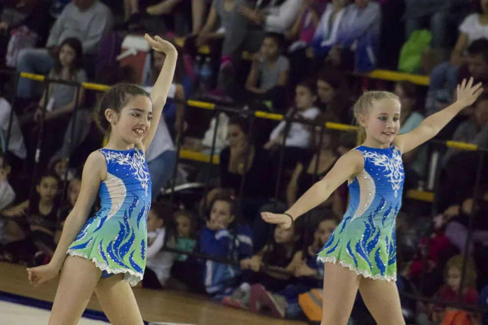 Brillante certamen de gimnasia