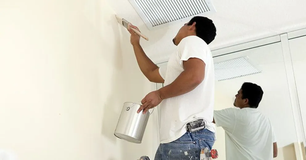 La pintura en exteriores y en interiores