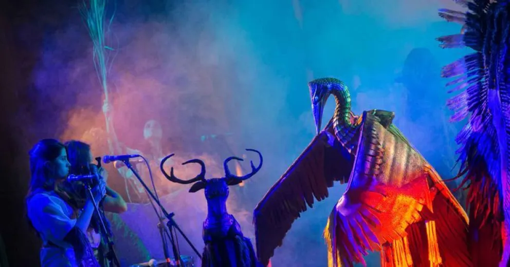Música y show en el lanzamiento del FIMBA 2019