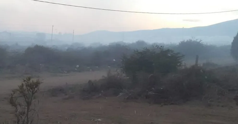Logran controlar foco de incendio en el Vertedero