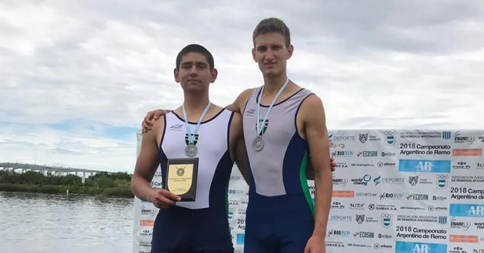 Barilochenses campeones argentinos de remo