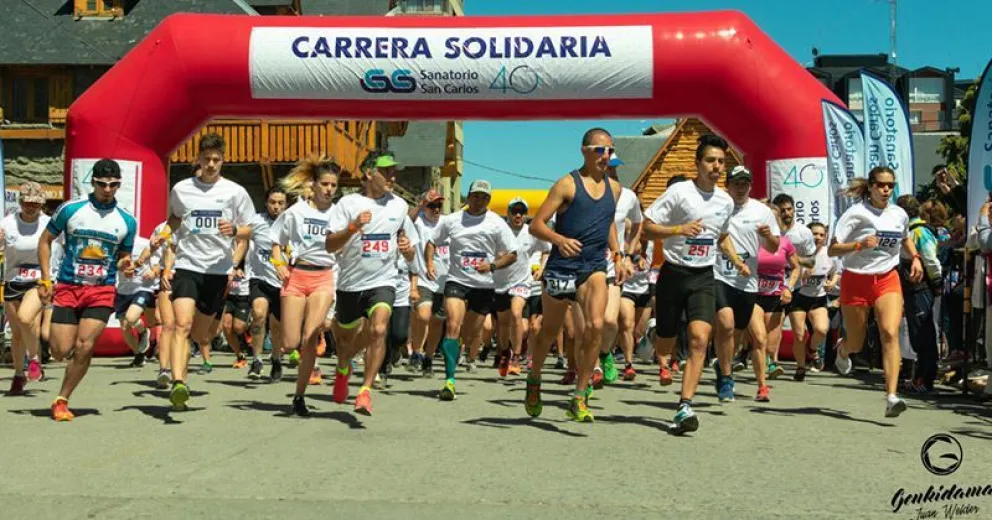 Jaime Moyano y Ruth Oñate, primeros en los 10km de la Carrera Urbana 40 Años del Sanatorio San Carlos