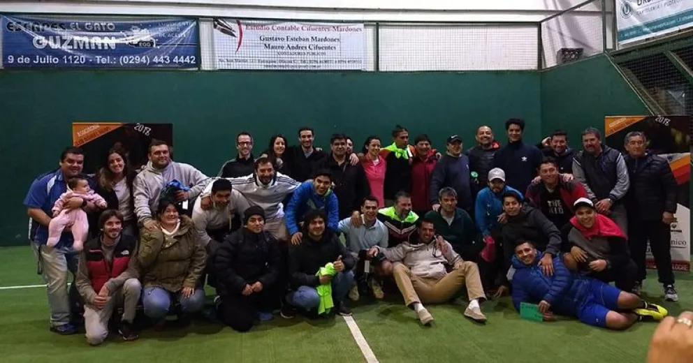 Hubo campeones el fin de semana en el pádel