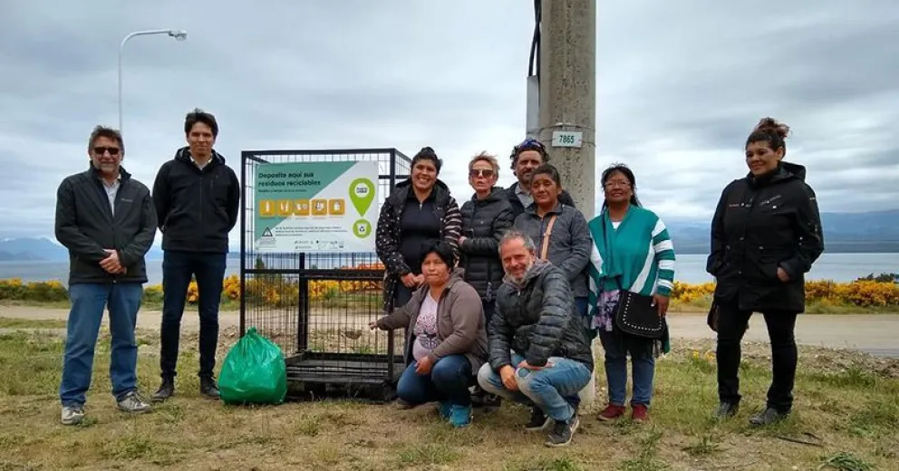 Instalaron los primeros puntos verdes para separación de residuos en origen