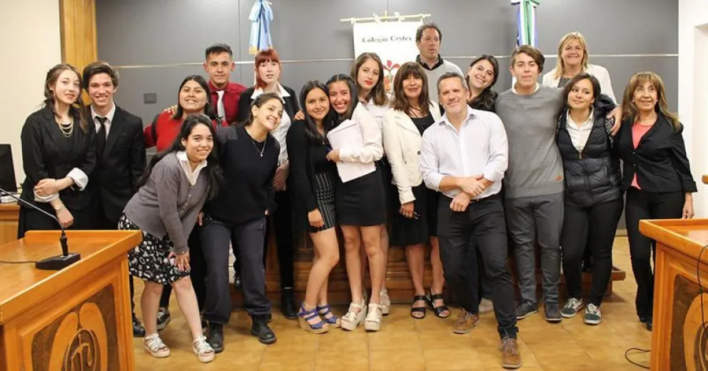 Alumnos realizaron la dramatización de un juicio luego de un año de trabajo pedagógico