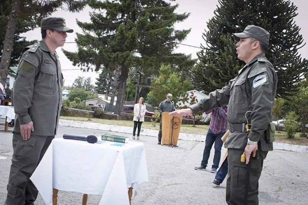 Asumió nuevo comandante en el Escuadrón 34 de Gendarmería