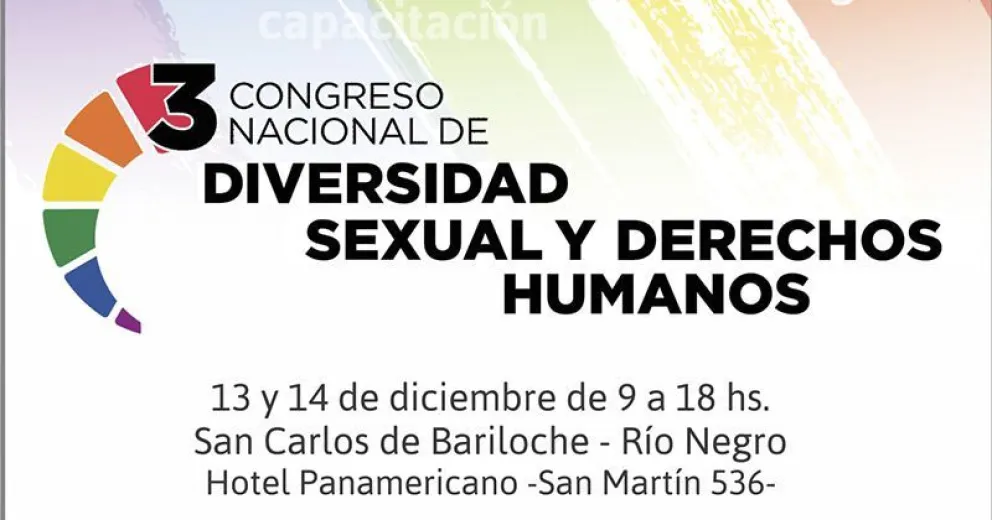 Bariloche es sede del Congreso Nacional de Diversidad y Derechos Humanos   