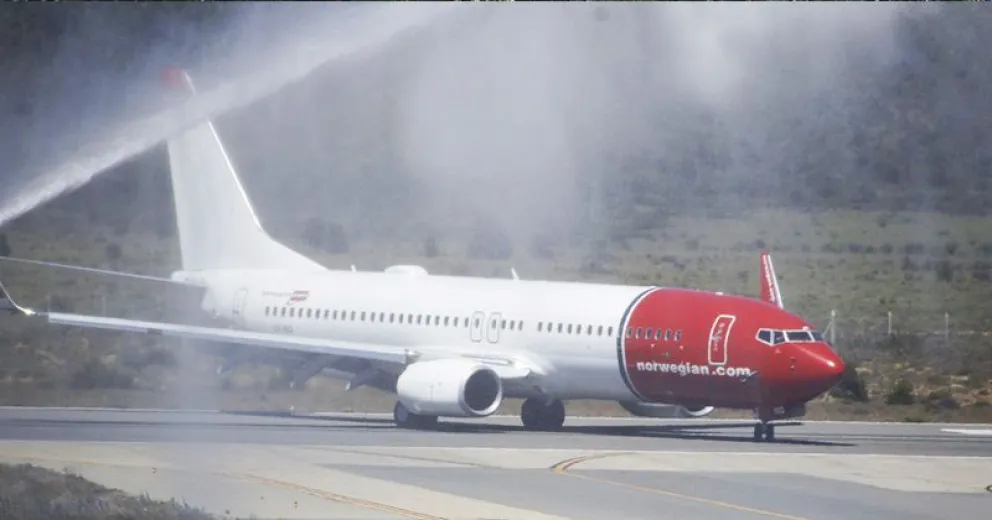 Destacan el aporte de Norwegian a la conectividad de Bariloche   