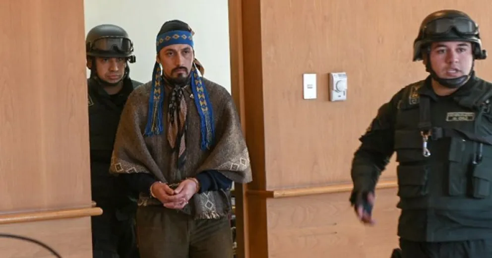 Jones Huala, en una imagen de archivo. En el INAI festejaron su detención.