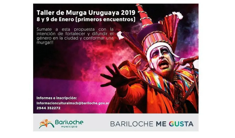 Se viene el Taller de Murga Uruguaya en el SCUM