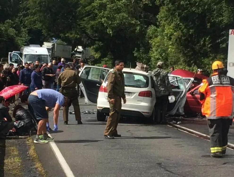 Falleció uno de los lesionados durante el choque frontal en Chile