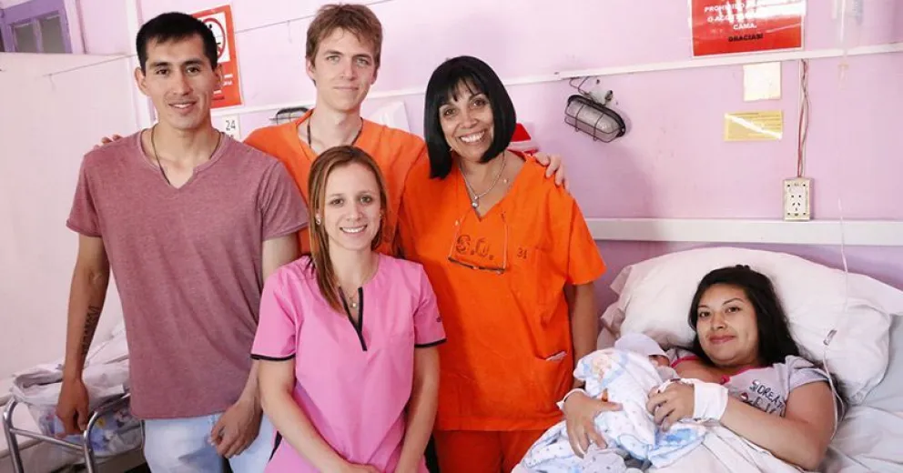Liam Nahir, el primer bebé nacido en 2019 en Bariloche