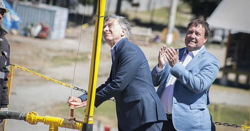Macri y Weretilneck inauguraron la ampliación del Gasoducto Cordillerano