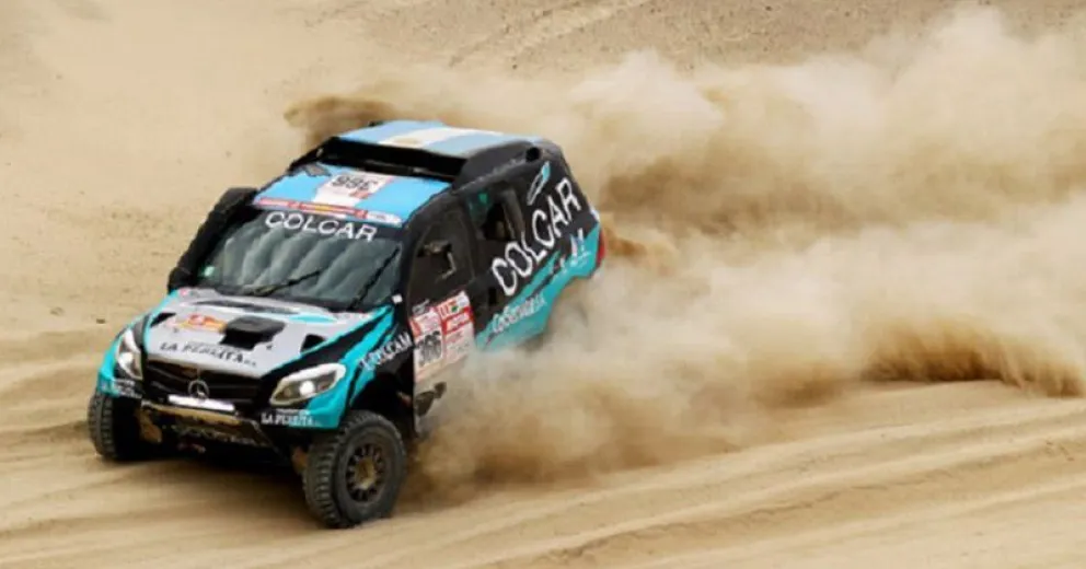 Maldonado comenzó un nuevo Dakar en Perú