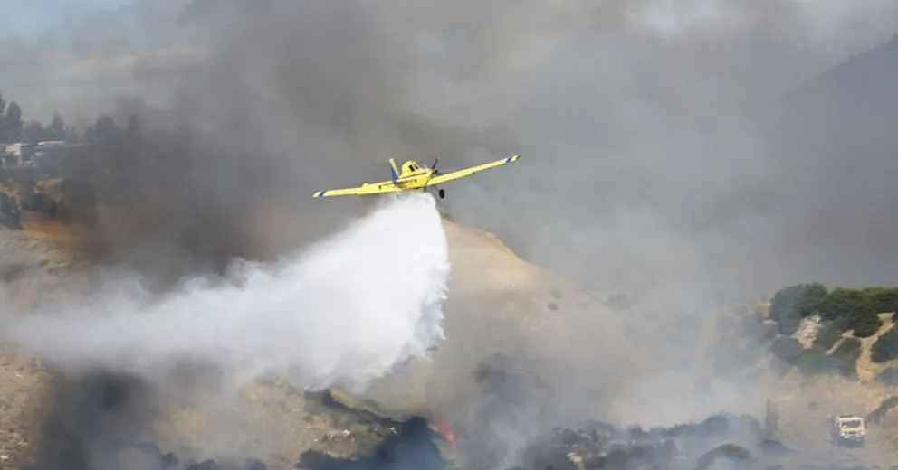 Incendio en la ex cantera causó alarma entre los vecinos