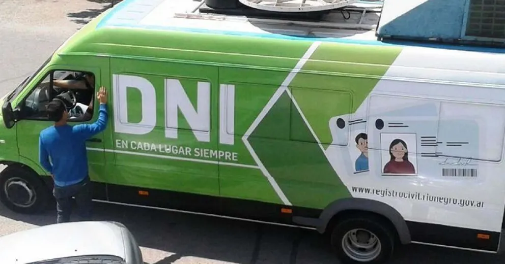 El Registro Civil itinerante ya recorre los barrios de Bariloche 