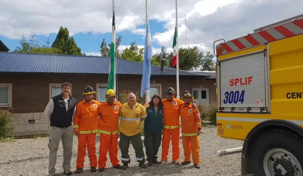 El SPLIF Bariloche capacita a combatientes de incendios forestales mexicanos   