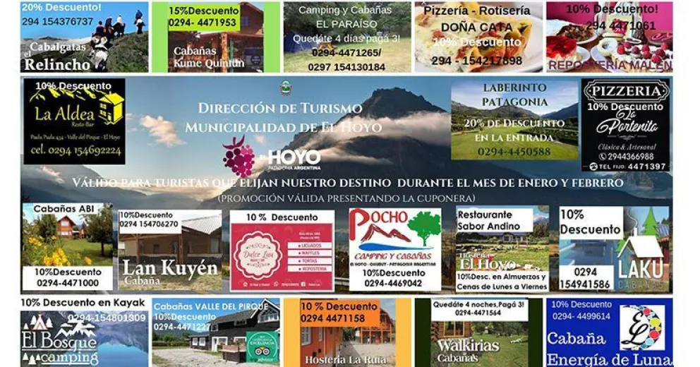 El Hoyo lanzó promoción especial  de descuentos para turistas